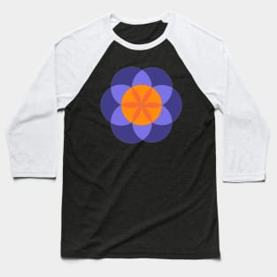 Sacred Geometry, circle design, flower Baseball T-Shirt